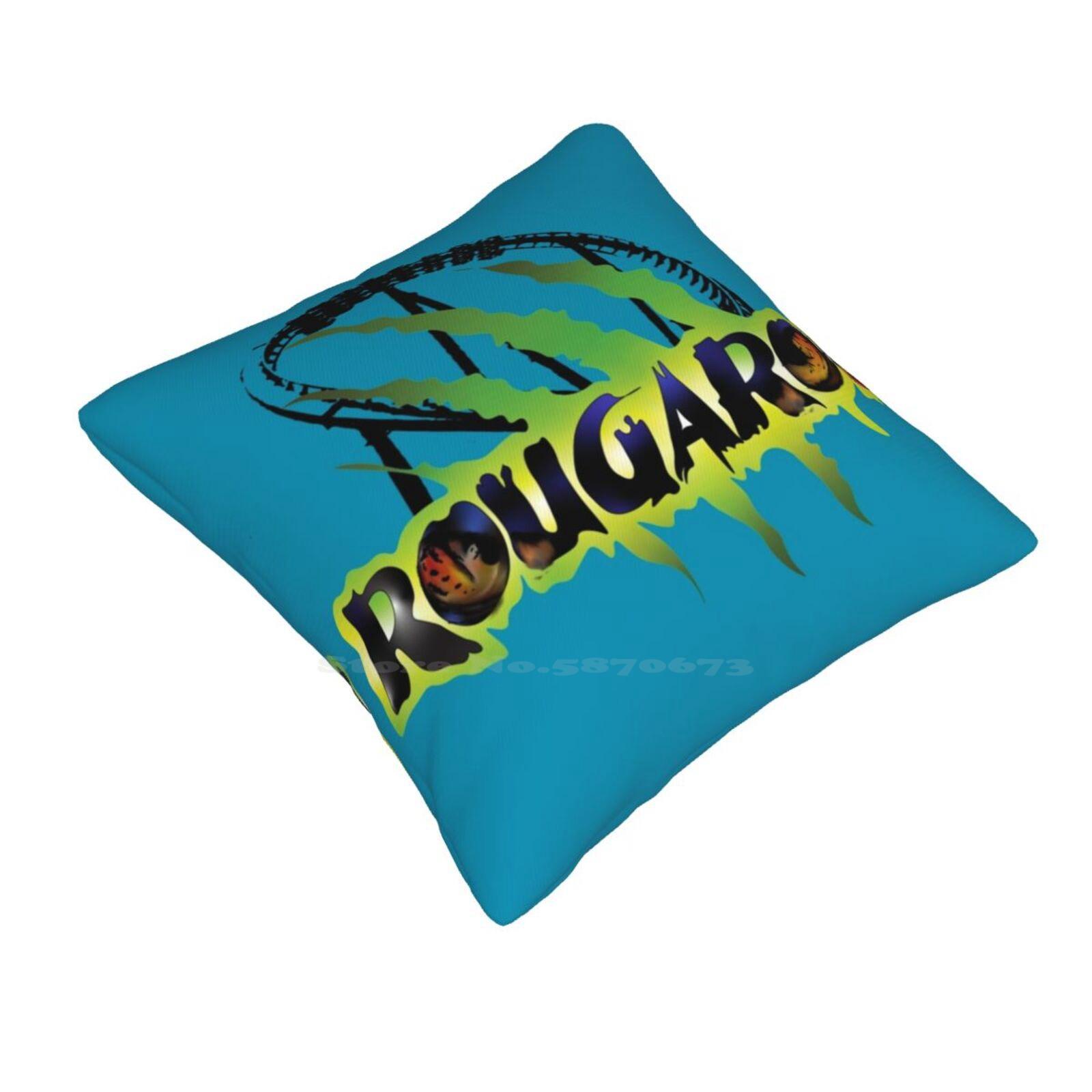 

Rougarou Loop Design Pillow Cover Hug Pillowcase Rougarou Cedar Point Floorless Mantis Roller Park 30cmx30cm