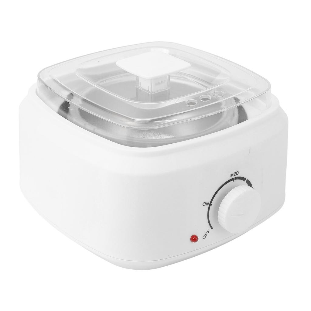 Mini Wax Heating Machine Wax Warmer Heater See Through Lid 110‑240V for Hair Removal US Plug