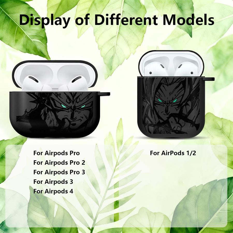 Dragons-Ball Gokus Vegeta Earphone Cases Cover Case For Airpods 1 3 4 2 Pro3 Pro2 Pro