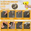 200W Heavy Duty Plastic Welding Gun, 2-in-1 Tool for Auto Bumper & PVC Repair with Iron Tip