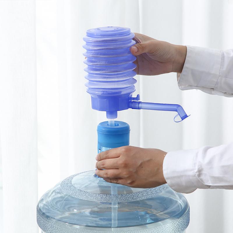 New Clean and Sanitary Portable Bottled Drinking Water Hand Press Removable Tube Innovative Vacuum Action Manual Pump Dispenser