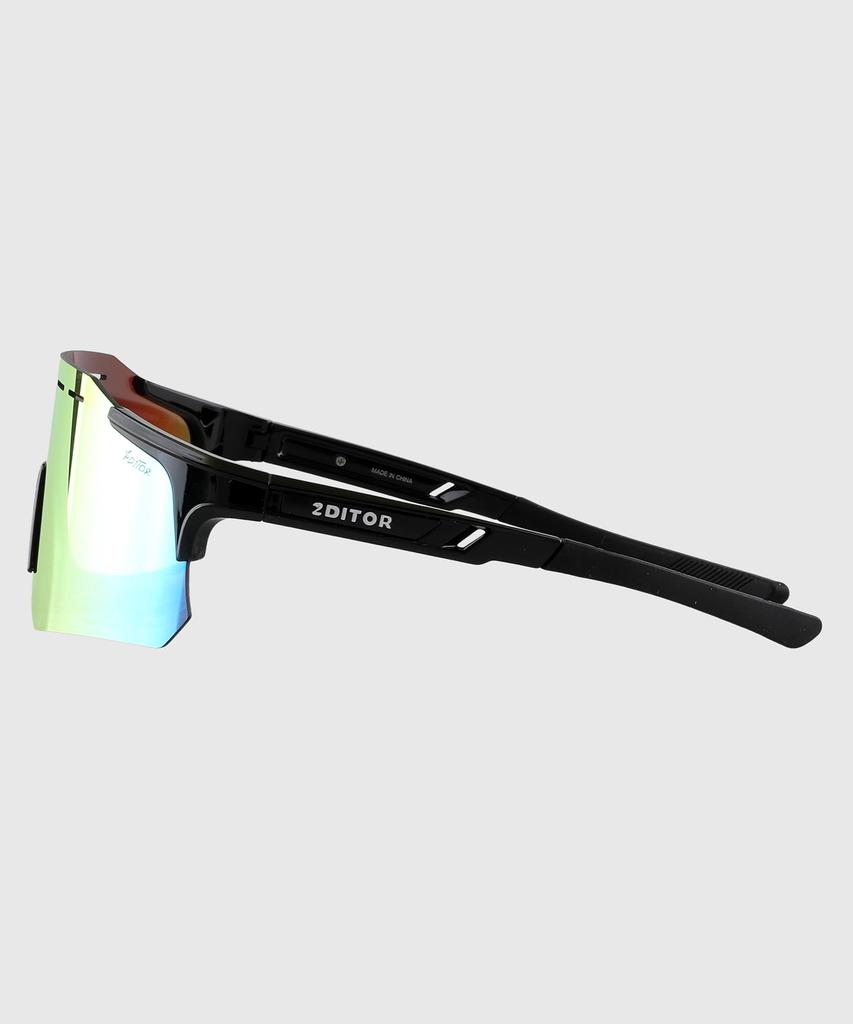 Tuditeo Nus Goggles Uv Protection Athletic Sunglasses C2 Red/Frame Black