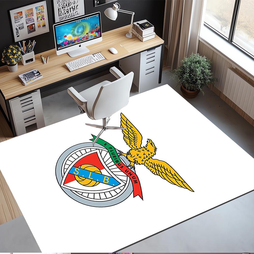 S.L. Benfica Bedruckter Teppich, Teppich, für Bürostuhl Wohnzimmer Schlafzimmer Küchenraum Dekor Geschenke.