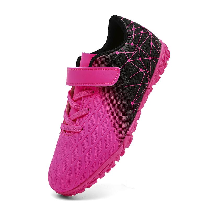 Non Slip New Boy's Soccer Shoes Girl's Cleats Outdoor Match Training Sport Football Boots Men Long Spikes Comfortable Breathable