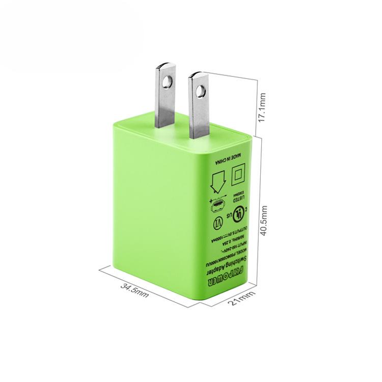 

Зарядное устройство 5В1А USB Зарядная головка Сертификация CCC 5В0.5А 5В1А 5В1.2А Зарядное устройство для малой бытовой техники