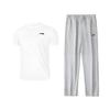 Li Ning Casual Sportswear Unisex White Heather Gray AHSQ777-2+AKLVJ51-1