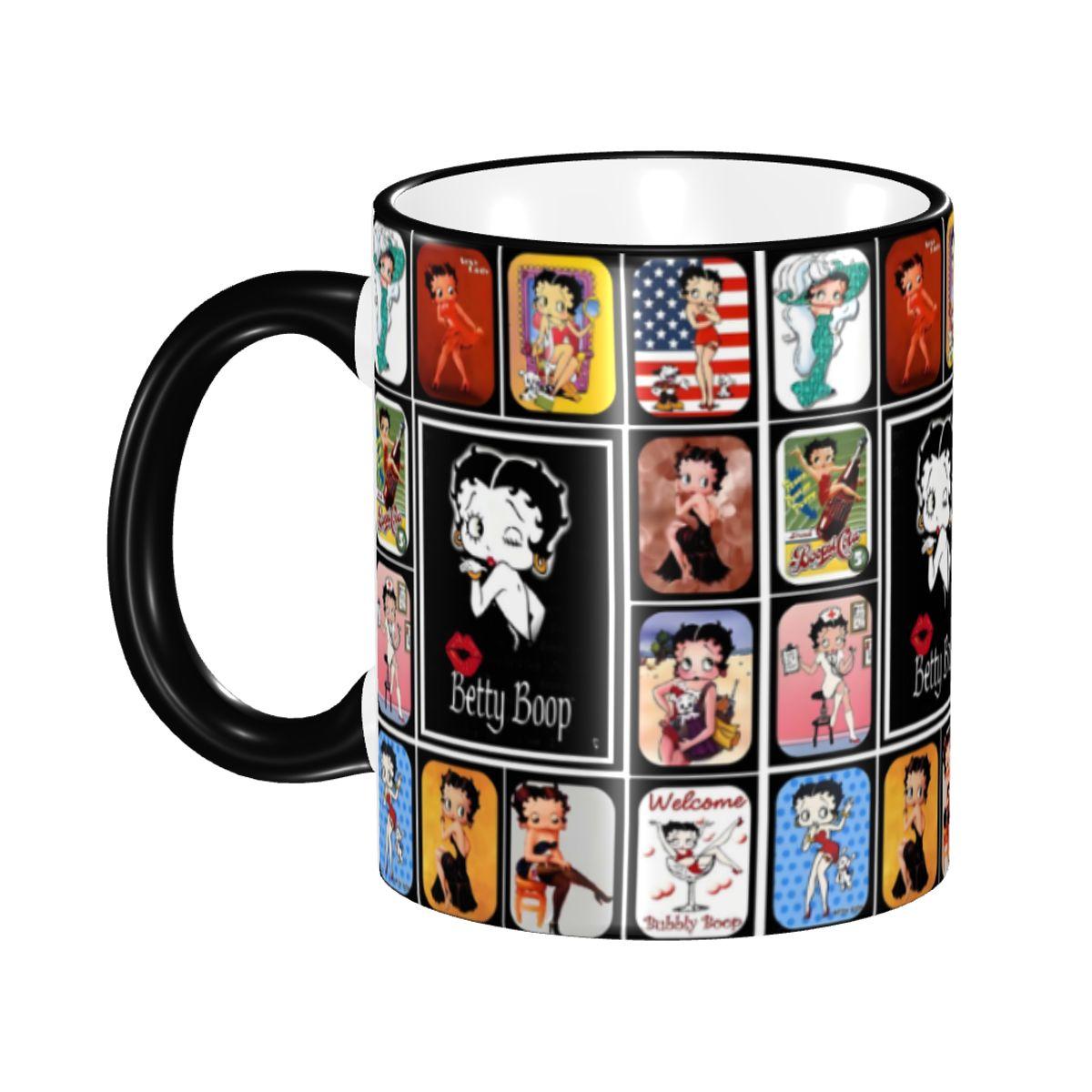 Cartoon Girl B-Boop Mug B-Bettys Ceramic Coffee Mug Cup Creative Gift 330ml