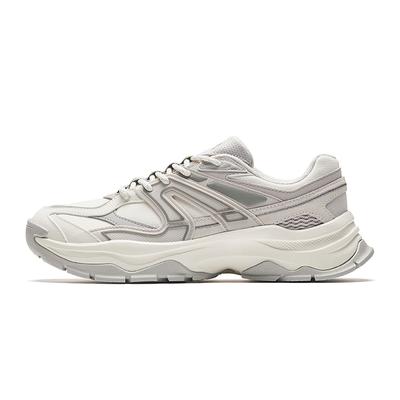 Bequeme Vielseitige Verschleißfeste Low-Top Lifestyle Schuhe Damen Sneaker Weiß Grau 922348806-4