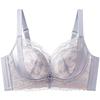 Palm cup, steamed bread cup, thickened lace, large flat chest, no steel ring, pull-up anti-sagging bra.
