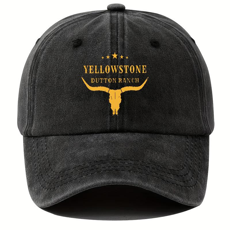 

Adjustable Washed Distressed Vintage Baseball Cap Trendy Print Lightweight Casual Unisex StyleAppropriate for Any Season One Size