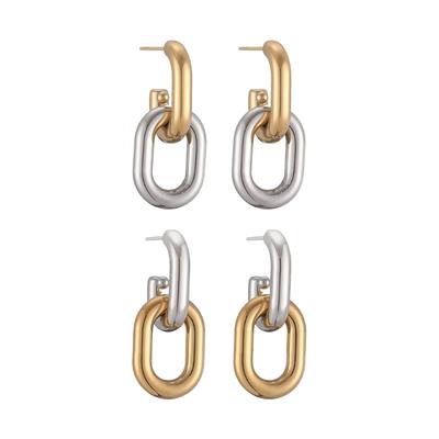 Studs Earrings Easy Maintenance Everyday Wear Fashionable Women Accessory Stainless Steel Texture for Fashion Look