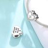 2026 Jewelry Bracelet Accessories Love Mother and Daughter Music Note Fireworks Mermaid Charm Pendant Beads 925 Silver