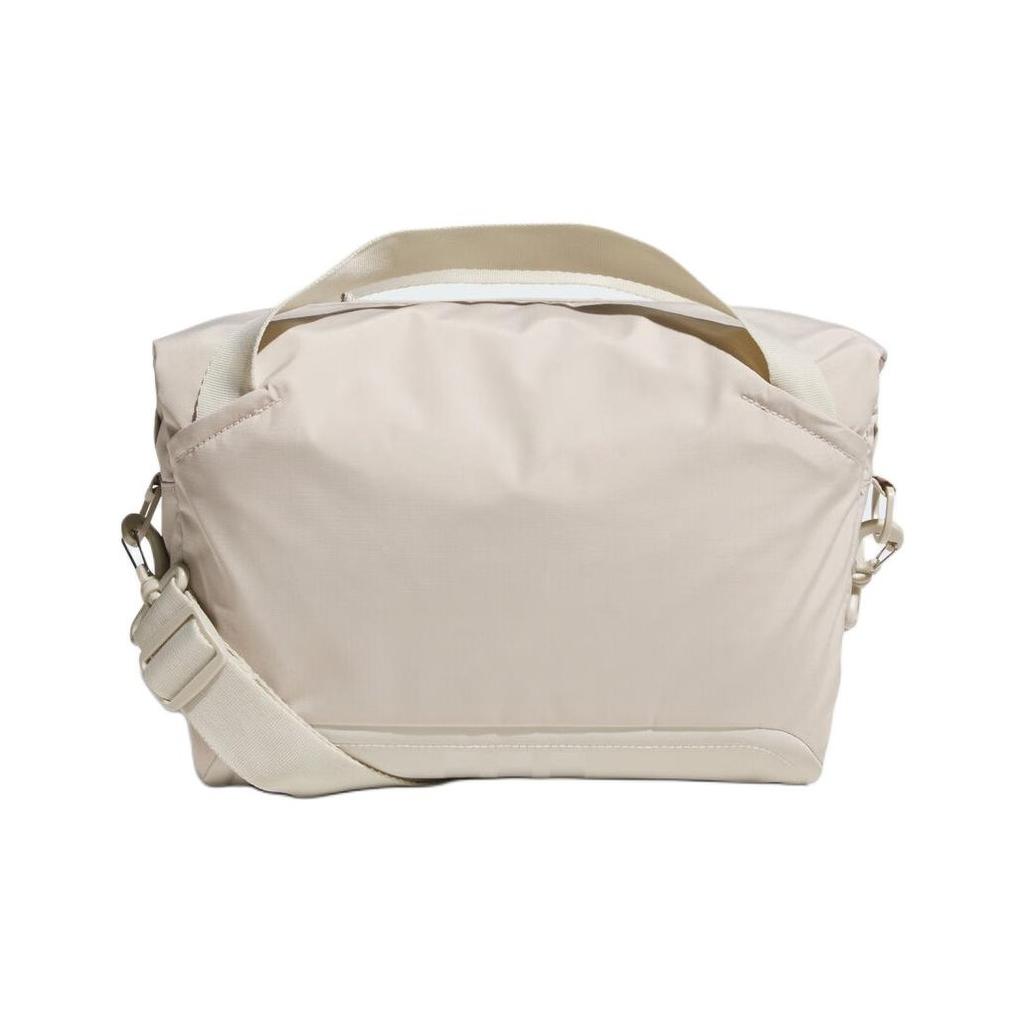 Adidas 11.8L Casual Versatile Solid Color Recycled Polyester Tote Bag Unisex Tote Bag Alum-Brown KF0137