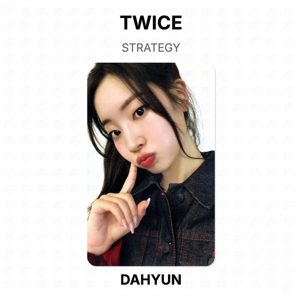 Twice STRATEGY Offizielle Fotokarte