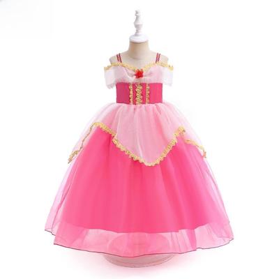 Kinder Dornröschen Ailo Prinzessin Kleid Cosplay Kostüm mit Schlingen