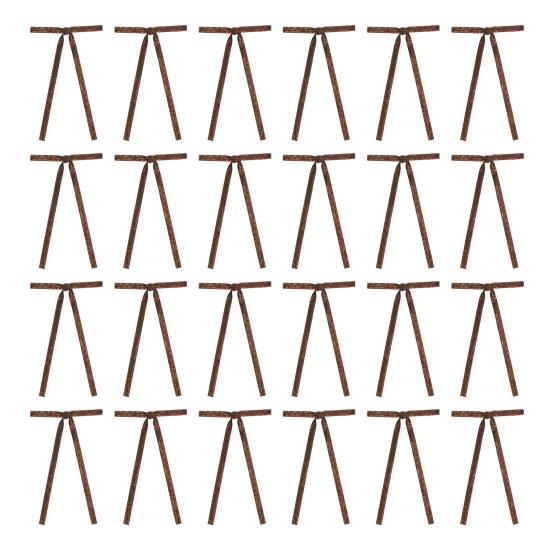 24 Pcs Christmas Velvet Bows Pre-Tied Ribbon Bows Vintage Wreath Bow for Gift Wrapping Christmas Tree Door Garland Home Decor Party Celebrations