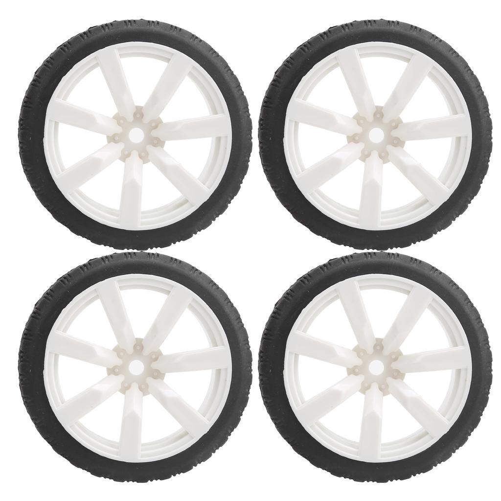 65mm Diameter RC AntiSkid Tires Rubber Replacement Tire Fit for WPL D12 1/10 Car