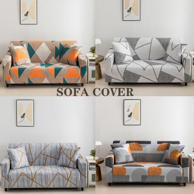 Stretchable Milk Fabric Sofa Slipcover Full Coverage Non Slip Sectional Sofa Cover