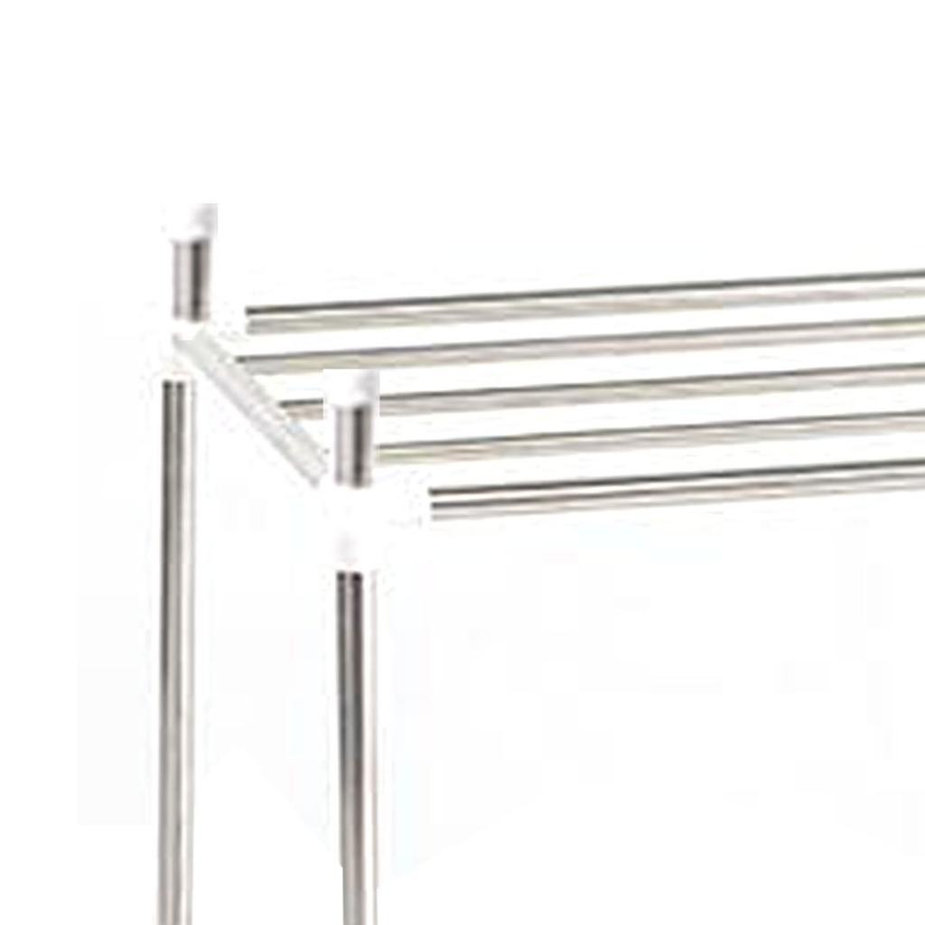 2vrstvé nerezové kuchyňské police koupelnové police zesílené zvýšené úložné regály