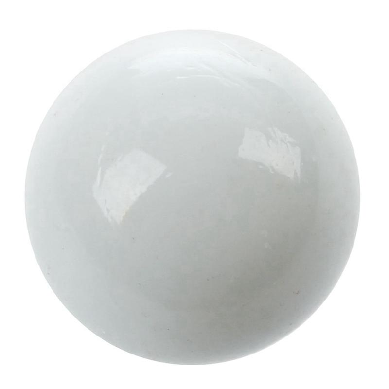 BAAU 100 Pcs Marbles 16mm Glass Marbles Knicker Glass Balls Decoration Color Nuggets Toy White