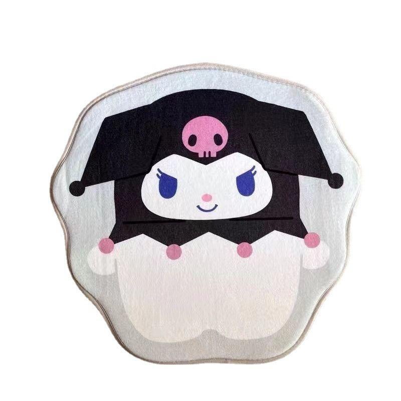 Niedlicher Cartoon Plüsch Teppich in Form für Wohnzimmer Schlafzimmer Dekoration, Polyesterfaser, Maschinenwaschbar, Lustiges Tierdesign, Verschiedene Farben und Größen