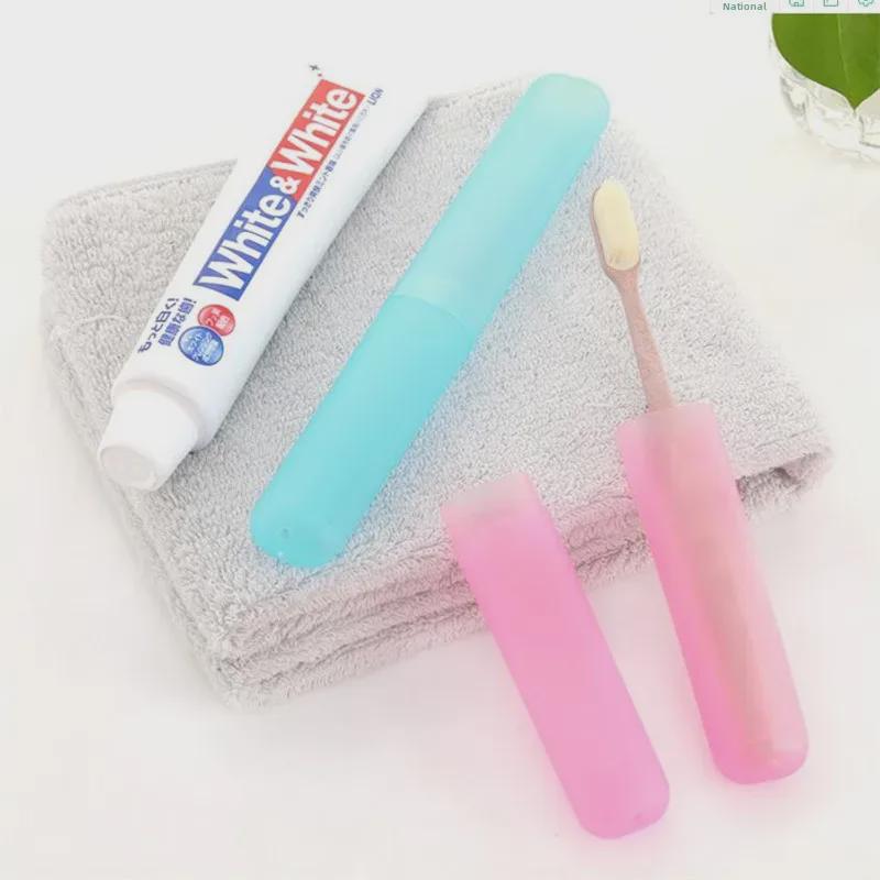 Compact Travel Toothbrush Holder - Mildew-Proof, Washable, and Protective