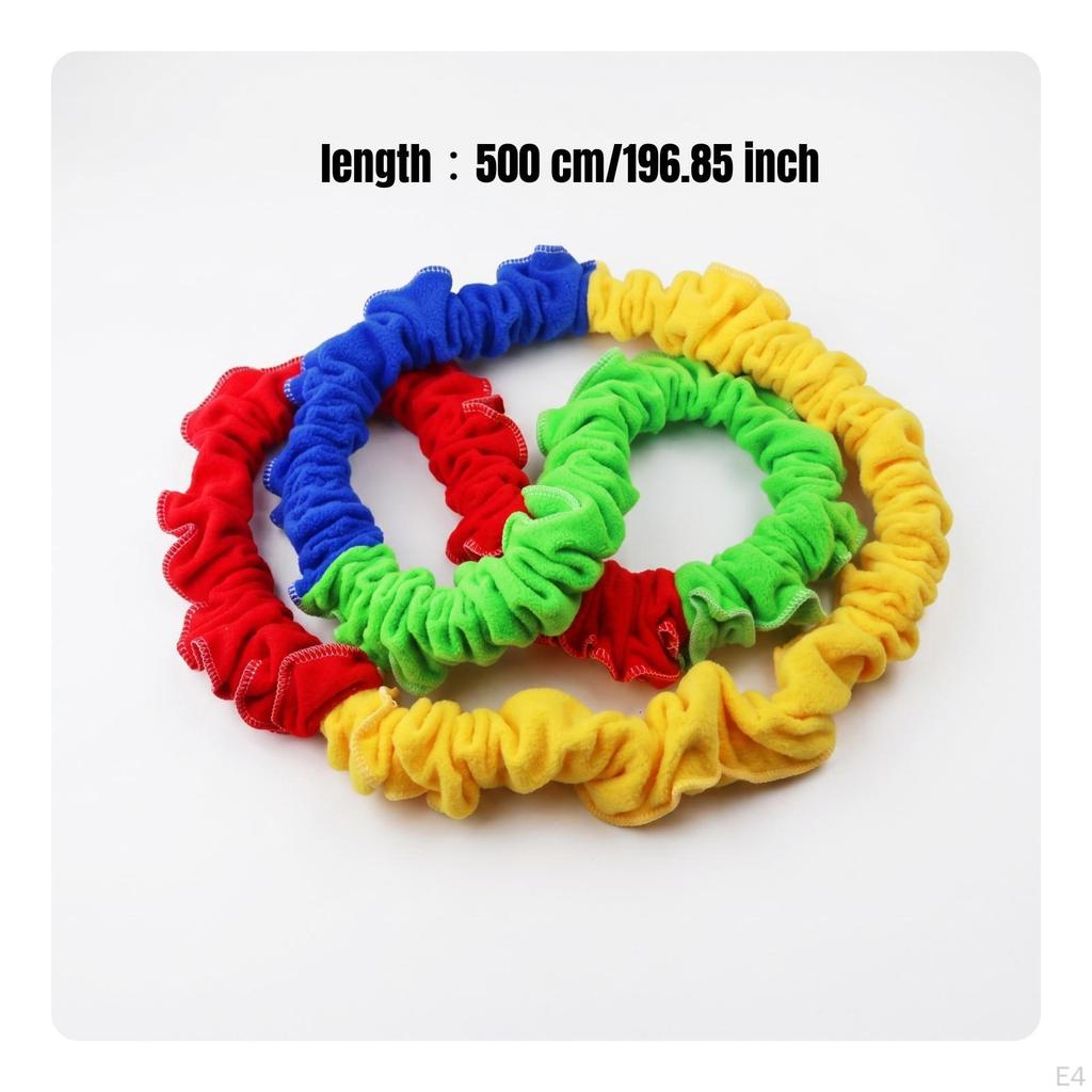 Group Game Rope Stretchable Elastic Pull Multicolor Exercise Equipment for