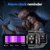 Robustes und langlebiges Militär-Smartwatch 1500mAh Akku 30-Tage Blouetooh Anruf Multifunktionalität, LED-Taschenlampe 150 Sportmodi Android iPhone.