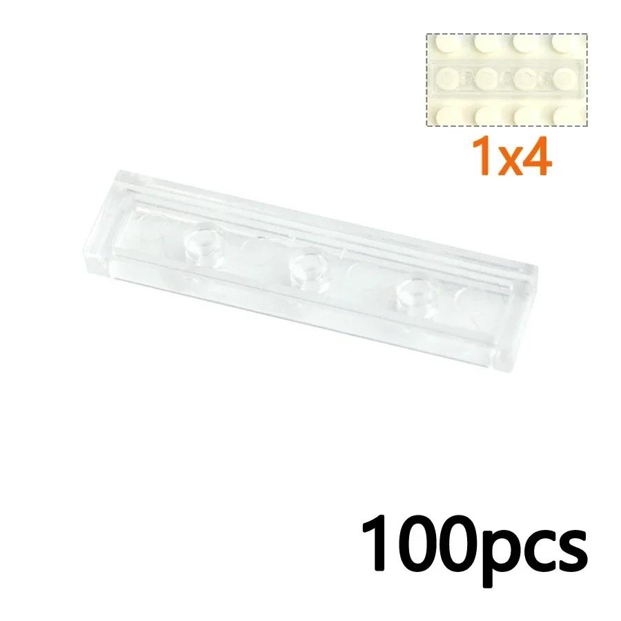 Compatible 3069 63864 2431 6636 3068 87079 Transparent Smooth 1x2 1x3 1x4 1x6 2x2 2x4 Bricks Ceramic Tile Clear Building Blocks