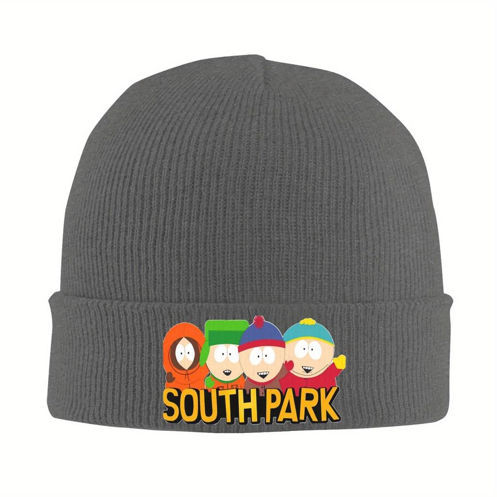 Cartoon Southparks Hats Autumn Winter Skullies Beanies Ski Caps FeUnisex Unisex Acrylic Knitted Hat