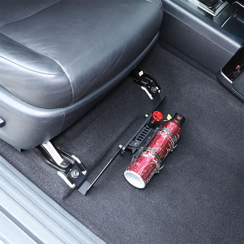 For Toyota Land Cruiser Prado FJ150 150 2010-2017 Car Passenger Seat Under Holder Fire Extinguisher Bracket Car Accessories