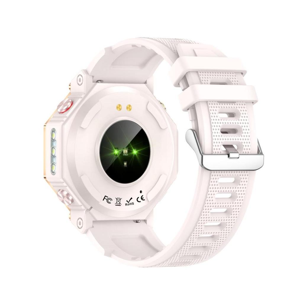 Rainbuvvy KC91 GPS Smart Bracelet 1.39inch TFT 360x360 BLE5.3 GPT 3ATM Waterdicht 530mAh Bluetooth Bellen Zaklamp Android Smartwatch
