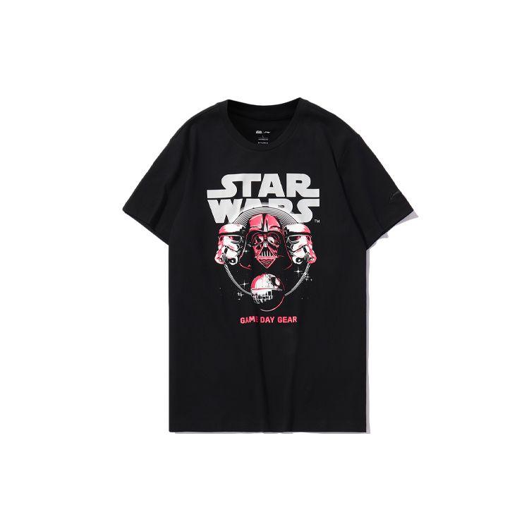 

Li Ning X Star Wars Collaboration Sports Fashion Series Casual Loose Fit Crew Neck Short Sleeve T Shirt Men Tops Black AHSQ459-1 XL