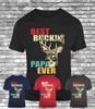 New Best Bucking Papa Ever Dad Father Deer Hunting Men's T-shirt Funny Gift Tee Unisex T-Shirt