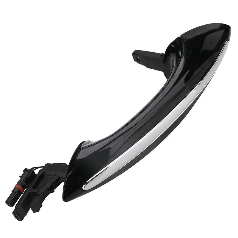 For BMW 5 6 7 Series F07 F10 F11 F06 F12 F13 F01 F02 4X Black Outer Outside Exterior Comfort Access Door Handle Set 51217231931