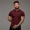 Muscleguys New Arrival Men Zip Polo Tees Cotton Fitness Polo T-Shirt  Fashion Brand Short Sleeve Gym Bodybuilding Clothing