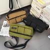 Trendy Brand Cycling Bag, New Simple Casual Shoulder Bag, Korean Version of Foreign Style, Small Number of Pockets, Messenger Mail Carrier Bag