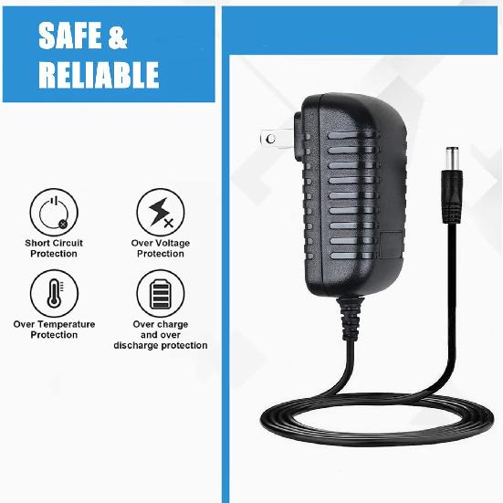 SLLEA AC Adapter Replacement for Clore JNC300XL Jump-N-Carry 900 Peak Amp Jump Starter Power Mains
