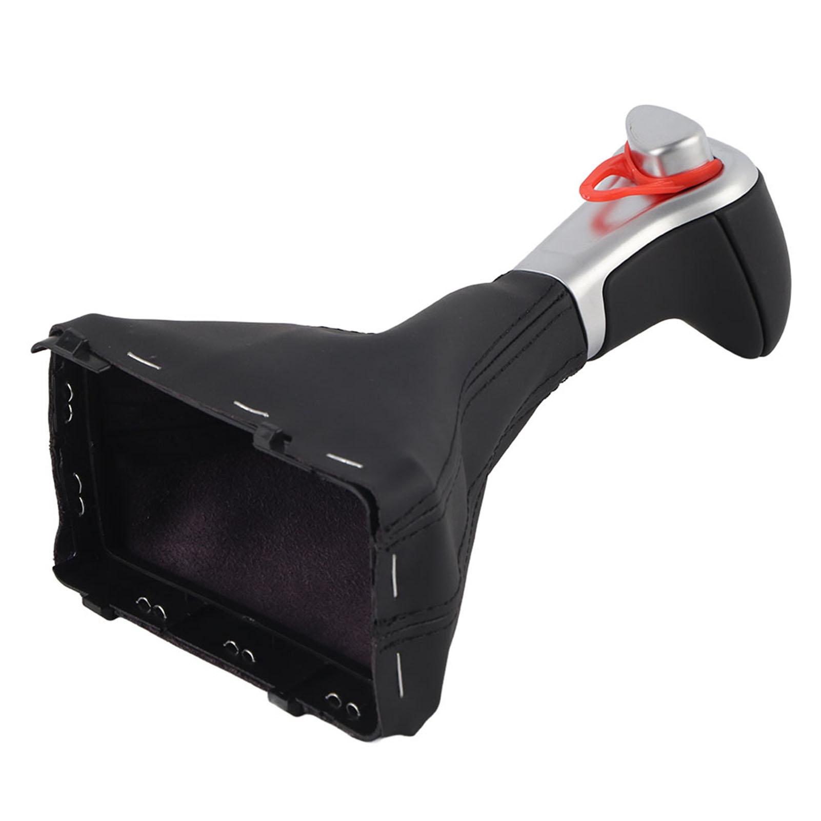 Nouveau Soufflet de Levier de Vitesse Noir Cuir pour A5 A4L Q5 B8 B8PA blanc