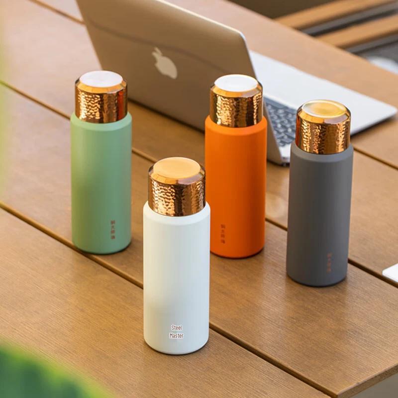 Men Da Shi Long Sheng 500ml Titanium Tea Infuser Thermos Mug