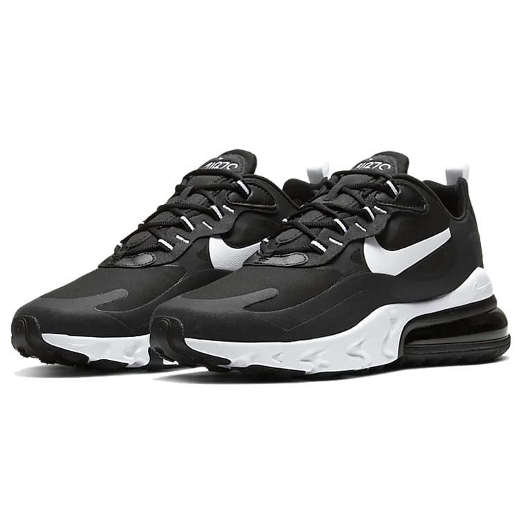 Nike Air Max 270 Textile, Synthetic Leather Cushioning Abrasion Resistant Low top Casual Running Shoes Men's Black CI3866-004
