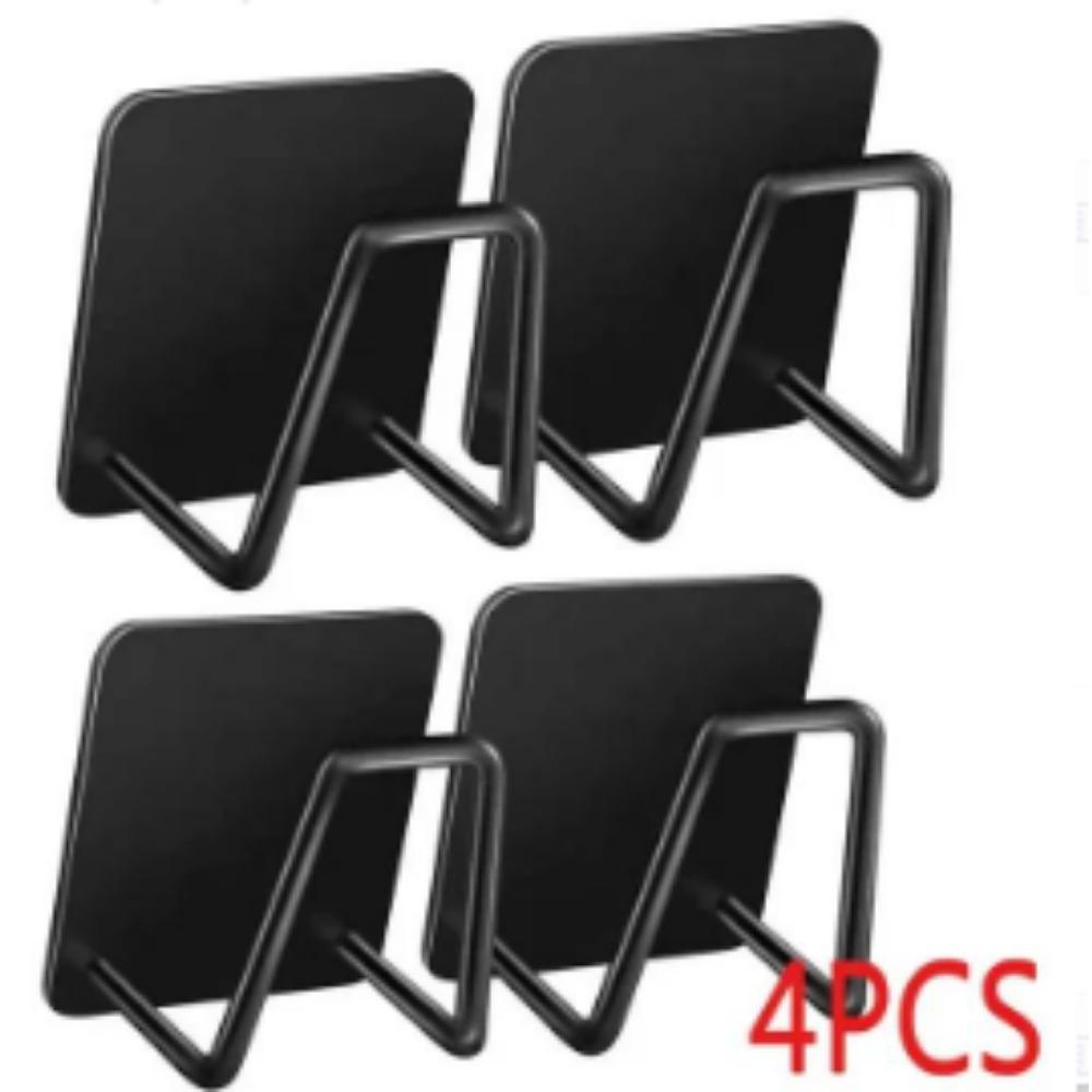 

JOYBLISS Подставки для кухонных губок Самоклеящиеся Держатели для сушки губок над раковиной Аксессуары для кухонной раковины Дропшиппинг Нержавеющая сталь чёрный