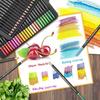 Roleness Colored Pencil Set for Kids and Coloring Soft Beginner and Professional Gift Set 72-Color Oil-Based Adults, Books, High-Color, Core, Grade,