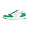Louis Vuitton Rivoli Leather Comfortable Round Toe Low Top Skateboard Shoes Men's White Green 1ACDWB
