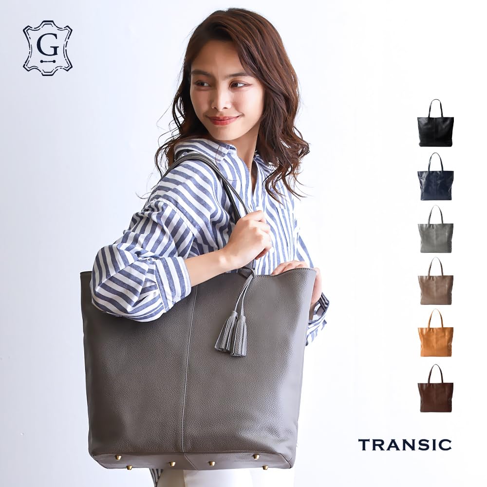 Tote Genuine Large Large Business Unisex Gb1005a Camel [Goldmen] Women's Bag, Leather, A4, Capacity, Tote, Leather, Mother's Bag, Bag, Travel,