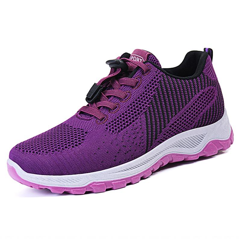 Walking Shoes Women's Spring New Middle-aged and Old Soft-soled Running Shoes Couple Breathable Sports Shoes Gifts Travel Shoes