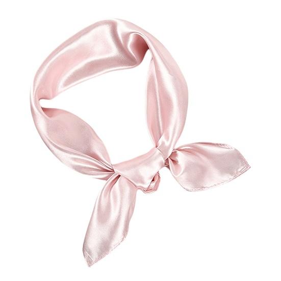 Silk Scarf Soft Breathable Smooth Satin Square Scarf Sun Protection Headscarf Headband Neck Wrap Lightweight Fashion Accessory