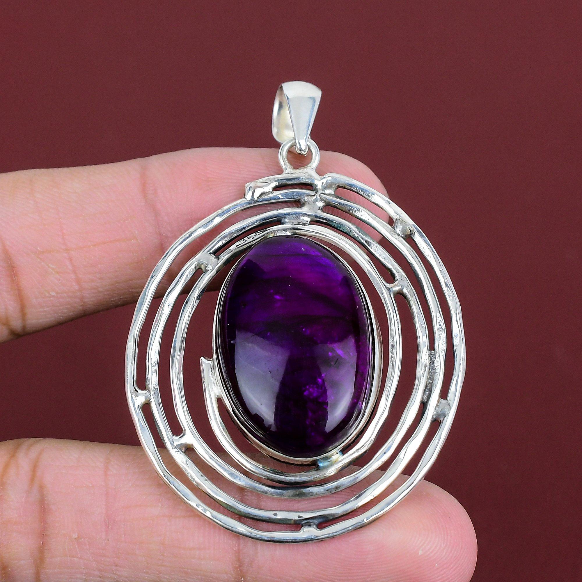Purple fire labradorite pendant handmade gemstone pendant 925 sterling silver pendant unique design jewelry brand new pendant gifts for wife