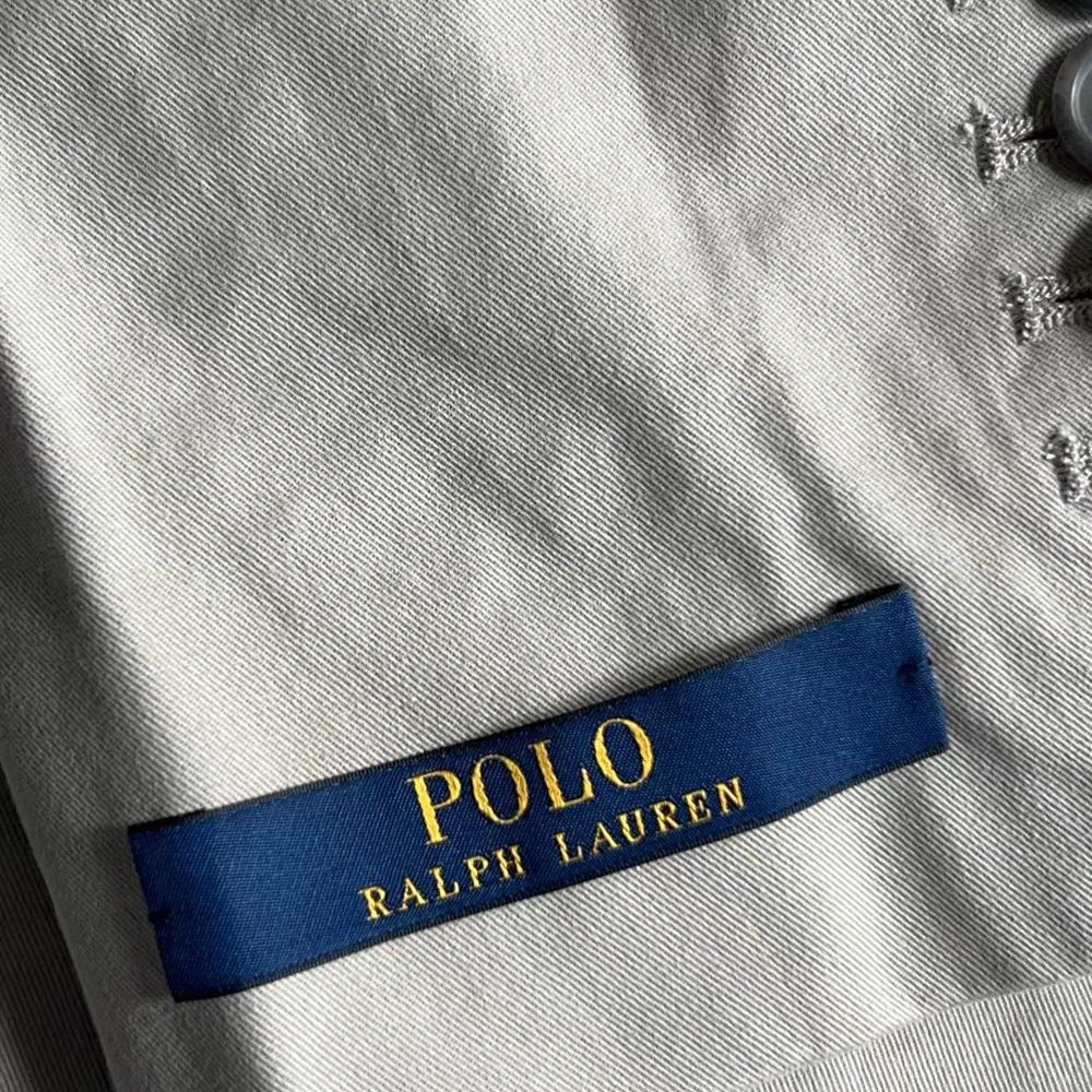 Polo Ralph Lauren Solid Color Single-Breasted Flap Pocket Long Sleeve Blazer Men Blazers Gray 715754089-018