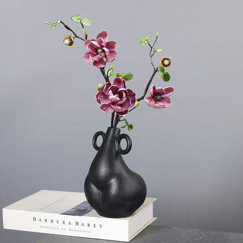 Nordic Creative Flower Arrangement Vase Ornament Home Living Room Tv Cabinet Bedroom Soft Decoration